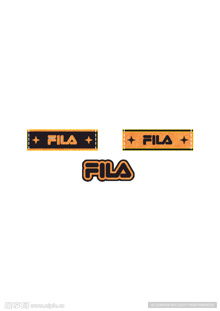 FILA 辅料 商标