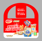 达利园美焙辰面包货架价格签