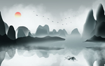 山水画