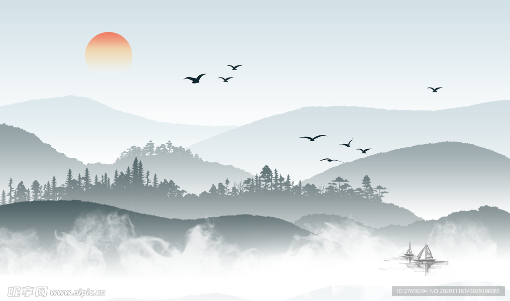 山水画