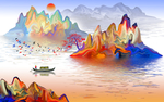 山水画