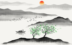 山水画