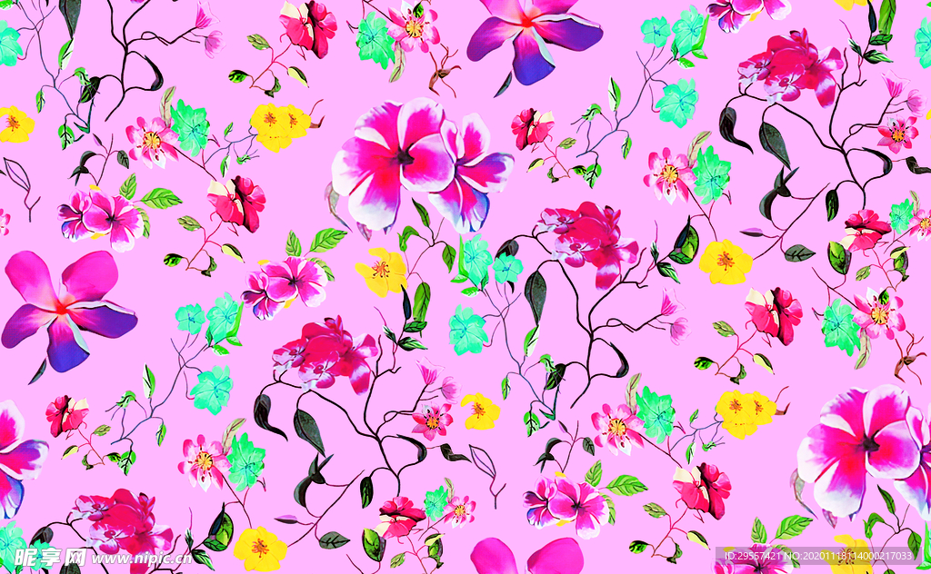 手绘花