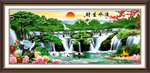 流水生财中式装饰画