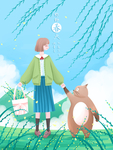 创意卡通插画图案