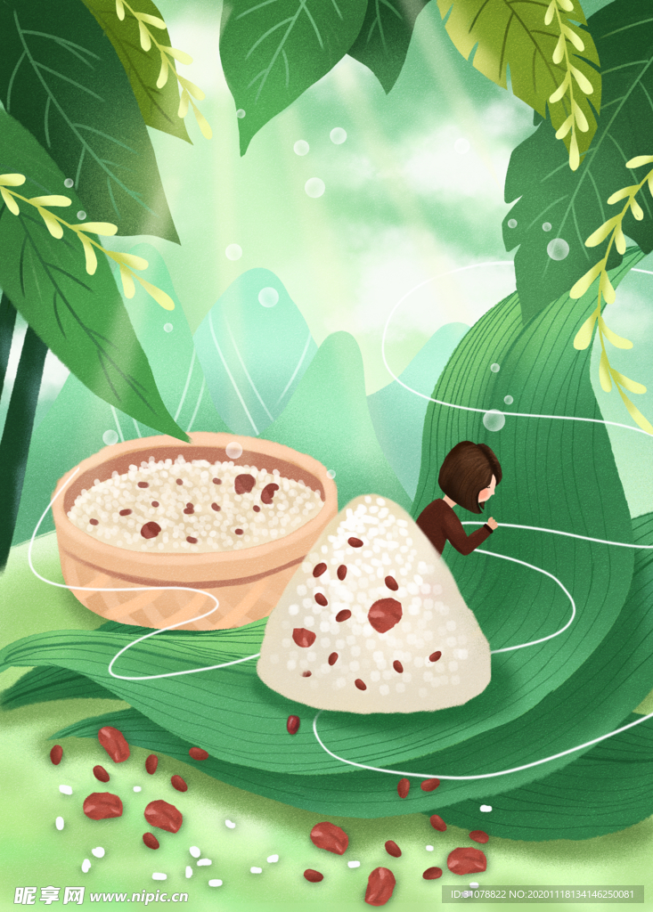 创意卡通插画图案