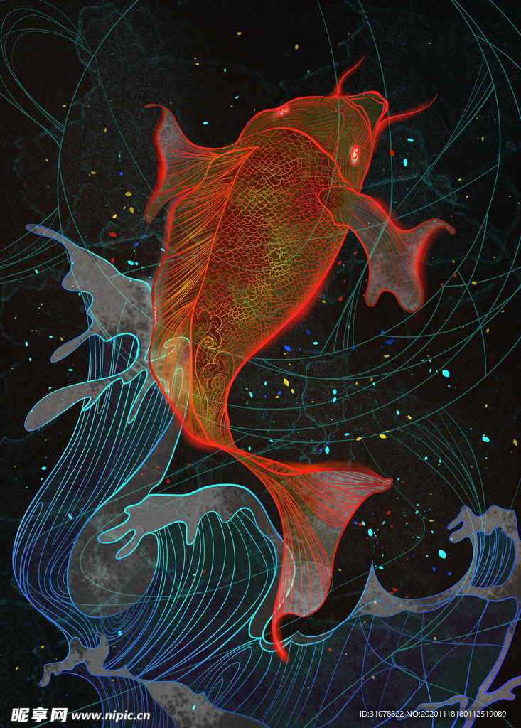 创意卡通插画图案