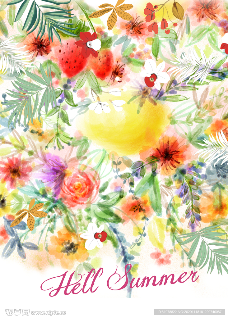 创意卡通插画图案