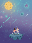 创意卡通插画图案