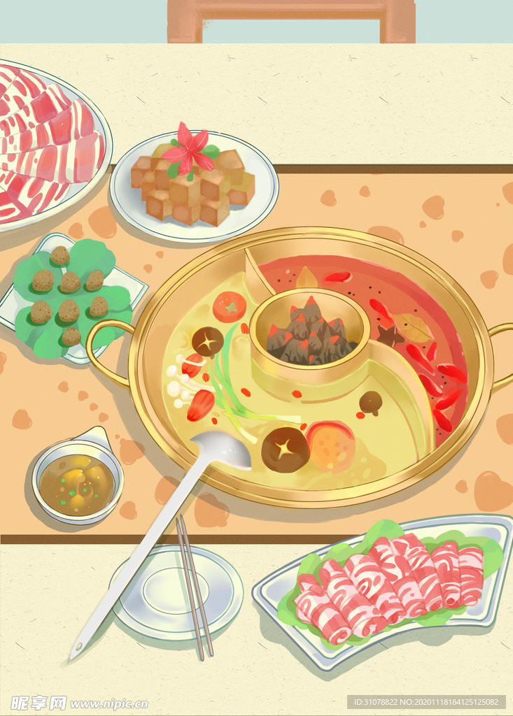 创意卡通插画图案