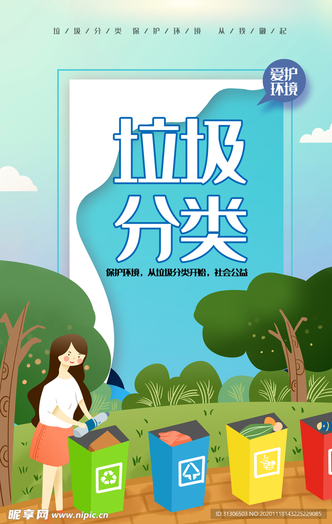 垃圾分类 垃圾分类展板