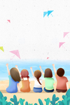日系海报极简日系文艺海报朋友圈