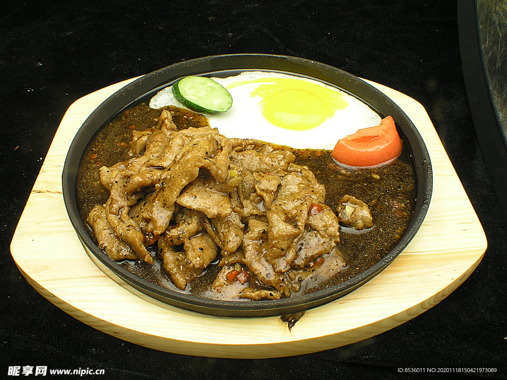 平锅黑椒牛肉