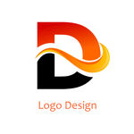 D字母造型logo互联网科技