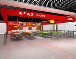 美食店装修效果图