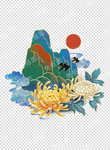 中国风古典素材高清PNG免抠