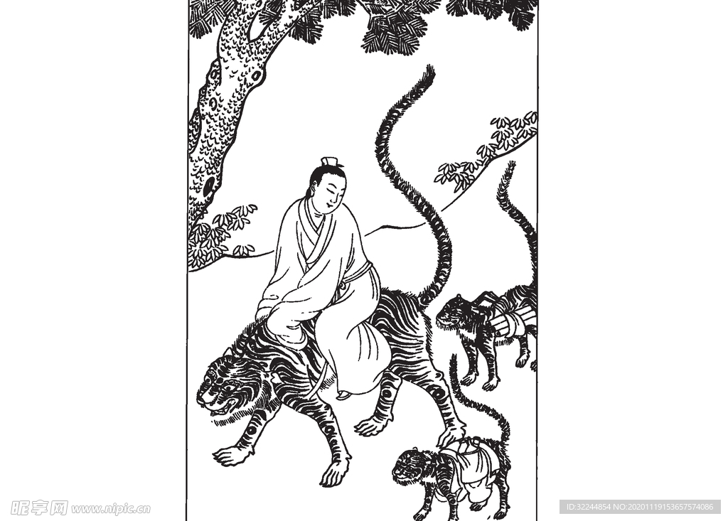 古代人物素材
