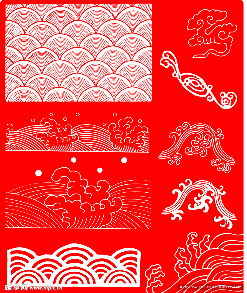 祥云花纹
