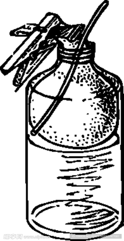 黑白素描素材