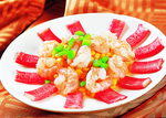粟米蟹肉虾球