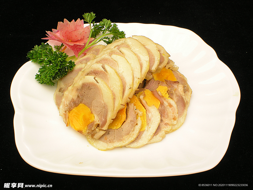 蛋黄鸭卷