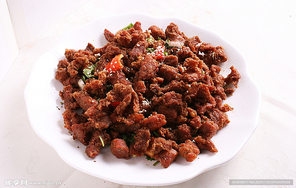 蒙古炸羊肉