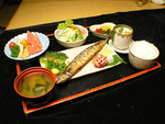 烤秋刀鱼套餐