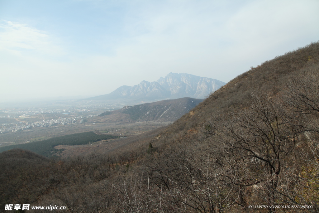 嵩山冬景