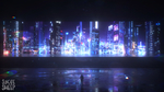 彩色动漫人物插画背景