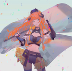 彩色动漫人物插画背景