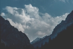 群山森林天空白云风景