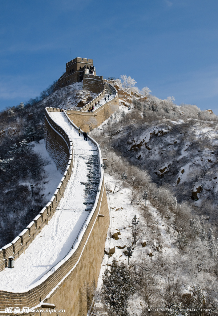 长城雪景