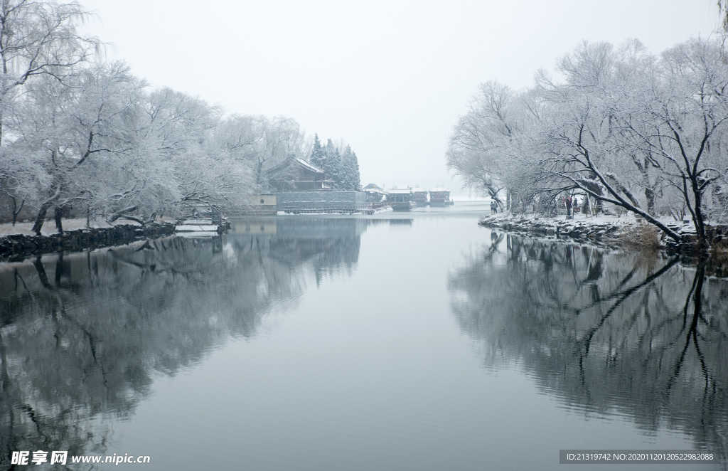 颐和园雪景