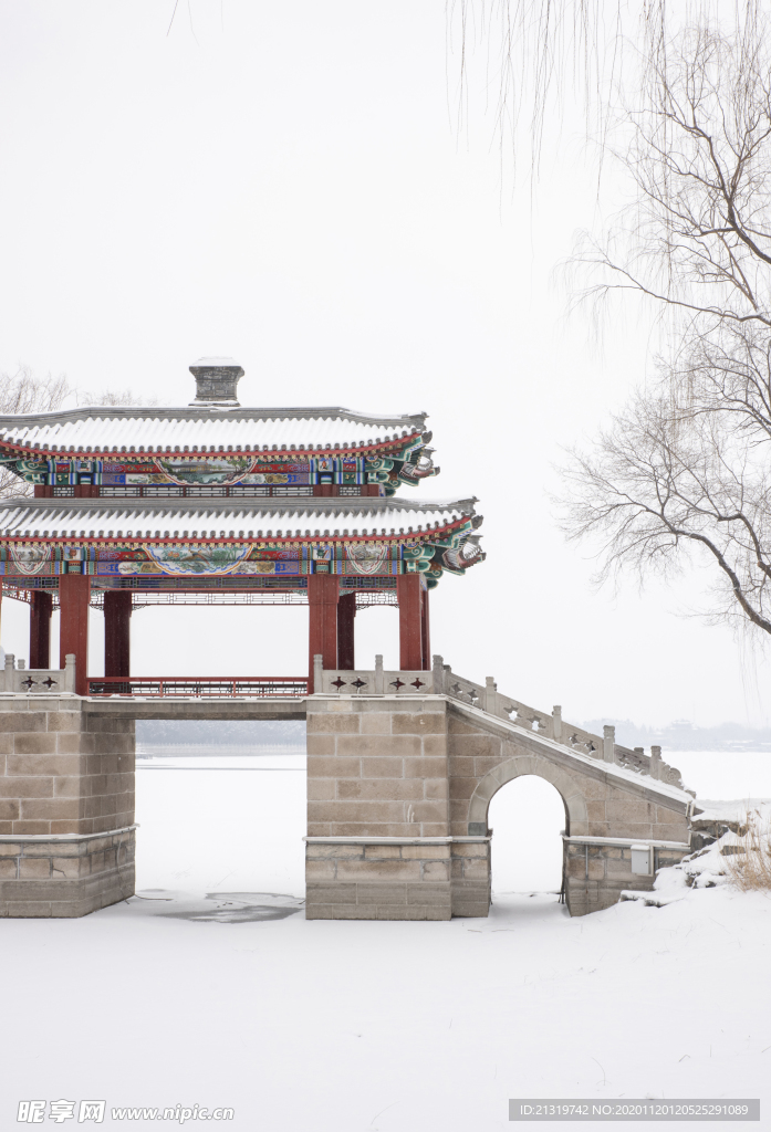 颐和园雪景