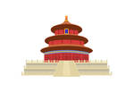 天坛插画