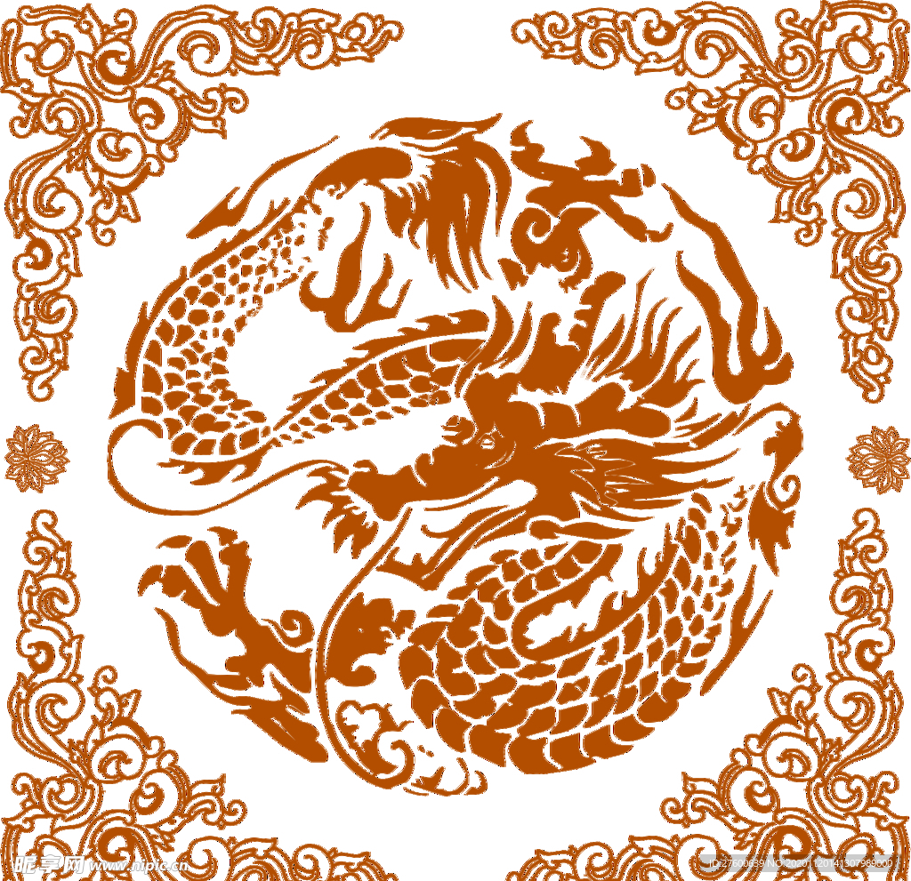 龙手绘素材