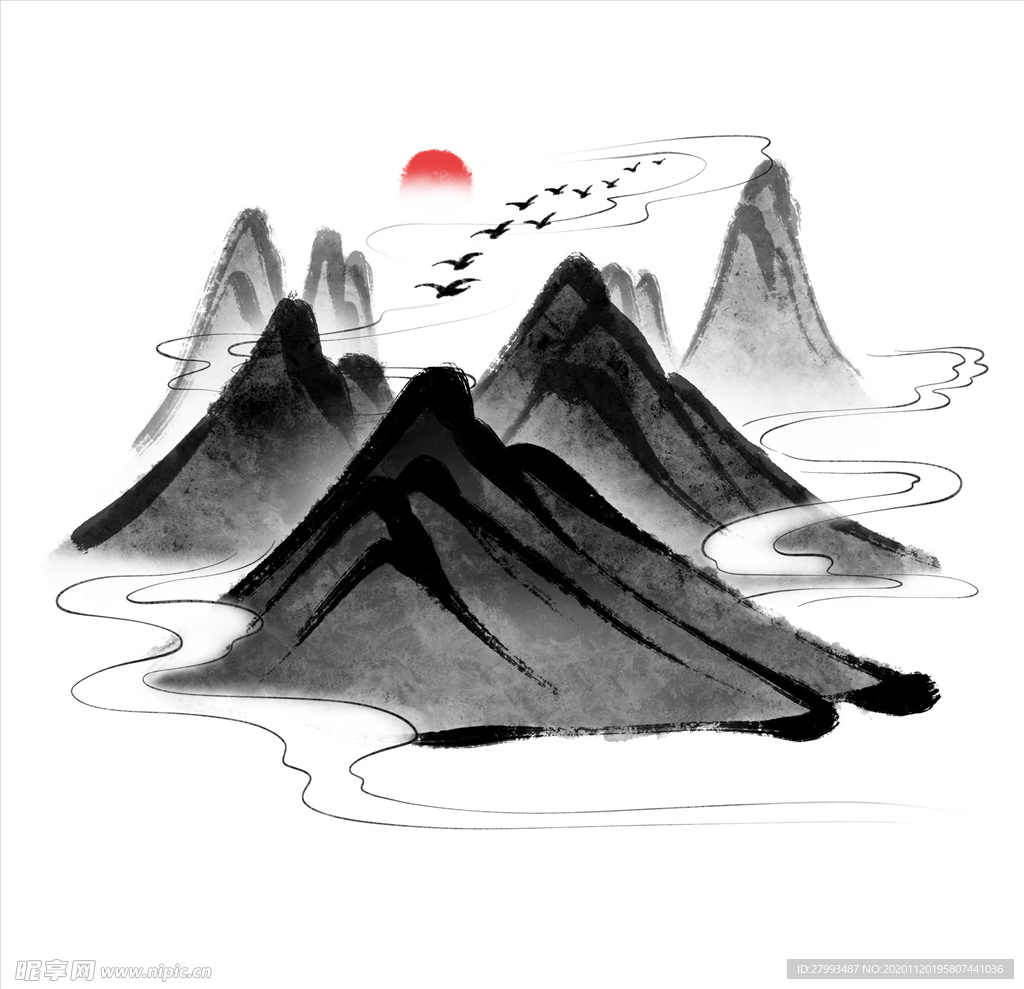 水墨画