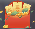 现金红包漂浮素材免扣
