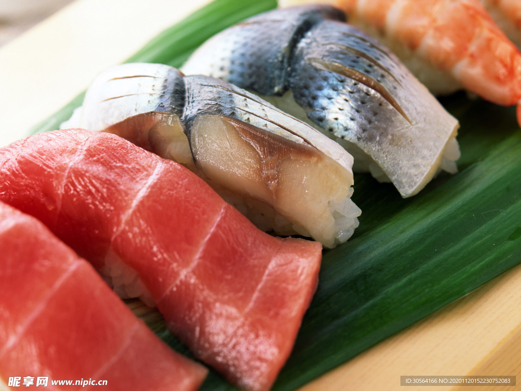 日本生鱼片美食食材背景海报素材