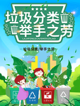 垃圾分类举手之劳