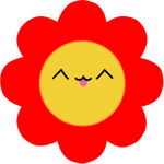 卡通小花