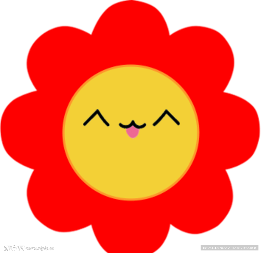 卡通小花