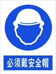 必须戴安全帽