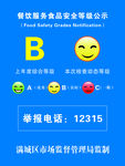 餐饮服务食品安全等级公示