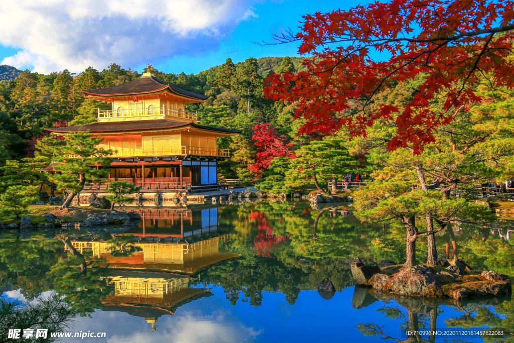 日本富士山脚下美景