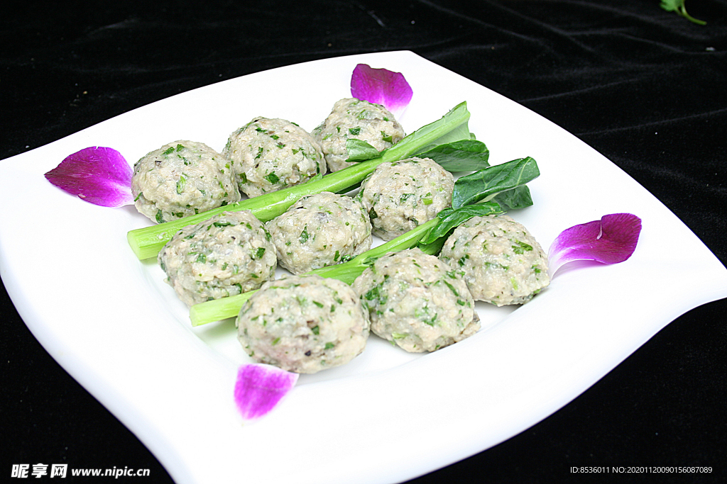 野山菌香菜丸子