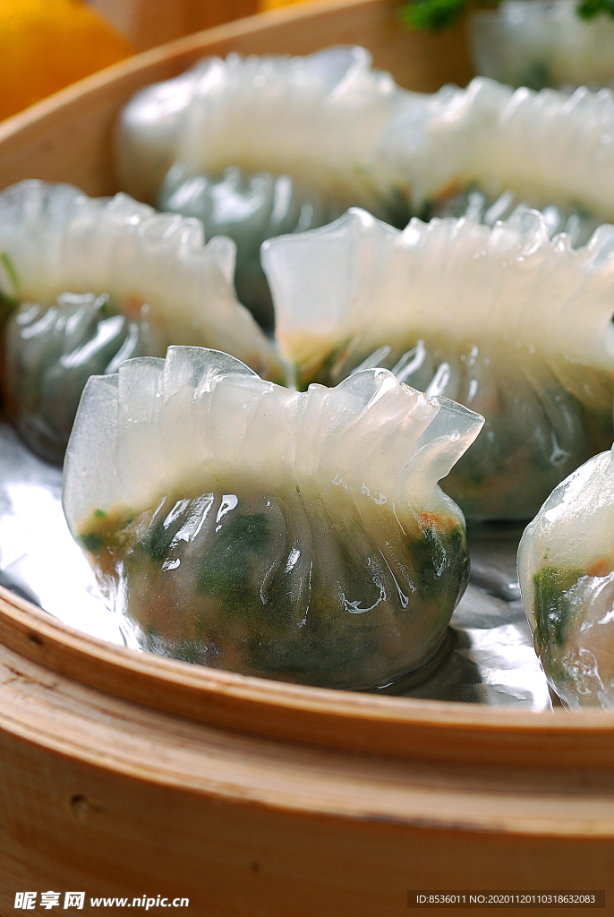 点心水果香茜饺