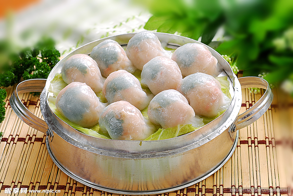 小吃水晶虾饺