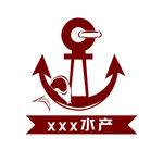 船锚元素logo设计船业渔业