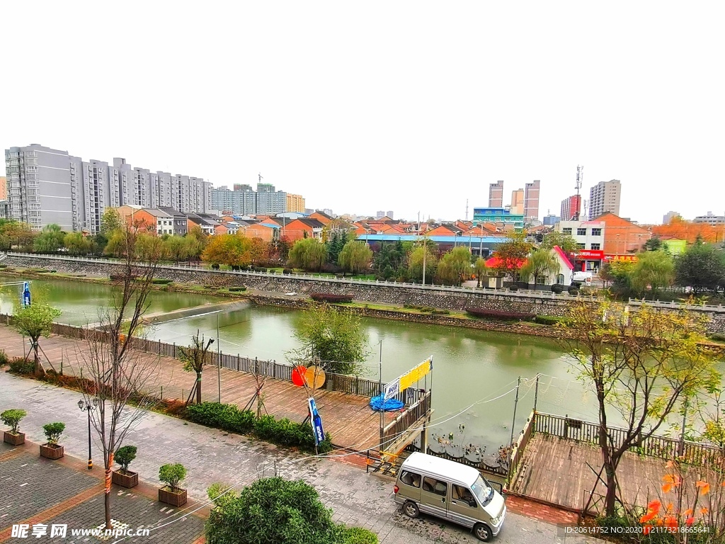 城市河道风景